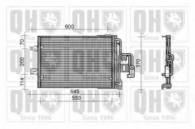 QUINTON HAZELL qcn454 -  Конденсатор, кондиционер